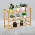 Wooden Shoe Rack Shoe Stand Folding Shoe Rack Wooden Planter Stand Wooden Stand Rack For Multipurpose Shoe Organizer Storage Organizer 3-4-5 Shelfs. 