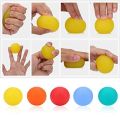 Pack of 1 Gel Hand Balls, Hand Therapy Squeeze Exercise Stress Balls Finger Wrist for Arthritis Hand, Finger, Grip Strengthening and Stress Relief, Silicone Hand Therapy Exercise Ball (Random Colour). 