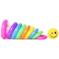 Rainbow Stacking Stack Up Colorful 9 Pcs Ring Tower For Early Learning Central Educational Toy Multicolor. 