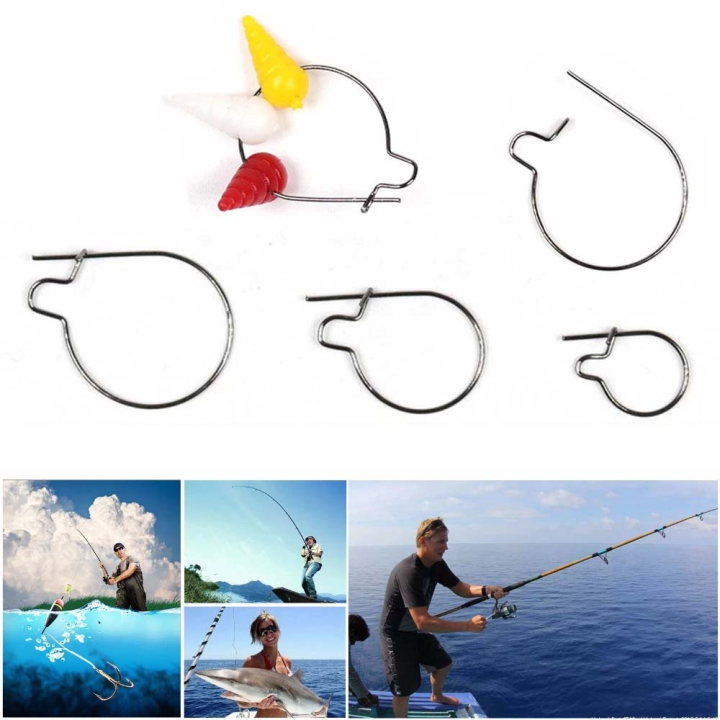 Bait Ring Ribbon Rig Durable Fishing Tools Bait Sting Pin Spike Live Bait Rig Tackle Fishing ...