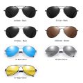 Luxury Men's Polarized Sunglasses Driving Sun Glasses For Men Women Brand Designer Male Vintage Black Pilot Sunglasses UV400. 