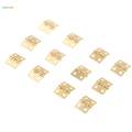 2X 12pcs Jewelry Chest Miniature Window Cabinet Hinge Jewelry Box Hinges New. 