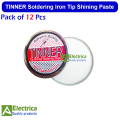 12 /24pcs 10 gram Tinner or winner any one Soldering Iron paste Tip Shining Soldering Paste Soldering Iron Tip Smoother by electrica. 