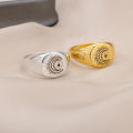 Fashion Personality Stainless Steel Butterfly Bee Ring Men and Women Cosmic Ring. 
