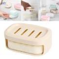 Soap Container Detachable Dual Use Soap Dish Holder for Kitchen Sink Shower. 