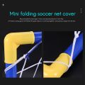 Indoor Mini Folding Football Soccer Ball Goal Post Net Set+Pump. 