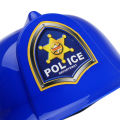 Kids Dress Up Party Hat Pretend Play Fireman/Police Helmet Funny Halloween Cosplay Costume Plastic Construction Cap Photo Props. 
