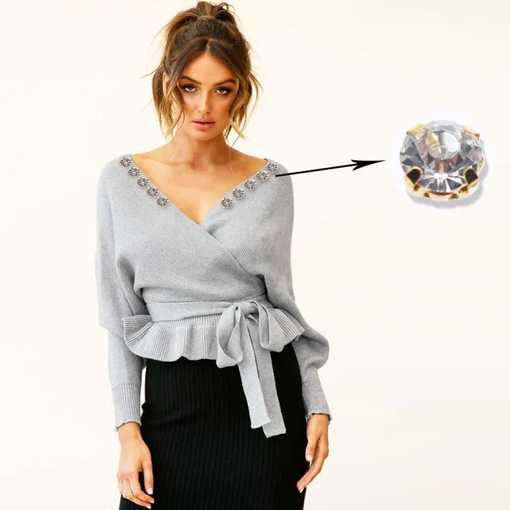 Gold%20Sew%20On%20Rhinestones%20Trim%20Claw%20Rhinestones%20Shiny%20Crystal%20Stones%20Beads%20Sew%20On%20Rhinestone%20for%20Clothes%20-%20Image%202