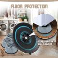 4Pcs Washing Machine Floor Mat Elasticity Earth Protectors Anti Vibration Rubber Feet Pads Non Slip Shock Proof Washing Machine Foot Pad. 