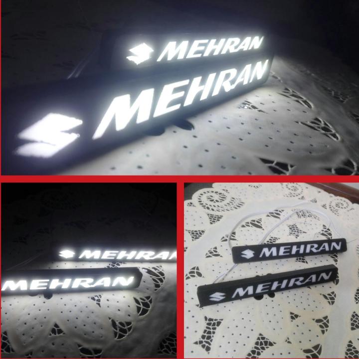 2pcs suzuki MEHRAN  front bumper DRL LED lights for all models , 100% waterproof , high quality , cars exterior acessories , bumper stickers and decals