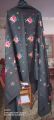 Black woolen shawl with crosstech hand emroidery Pure Woolen Shawl | Female Black embroidered shawl for Female | Slampur Woolen shawl | Swat Islampur woolen shawl | Best female woolen shawl | 100% pure woolen shawl. 