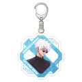 Jujutsu Kaisen Anime Figures Gojo Satoru Geto Suguru Cosplay Acrylic Key Chains SUPER BABY. 