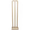 Plastic Wickets with Bails - Brown 23 inches. 