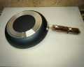 Inox Frying pan non stick with wooden handle 24cm. 