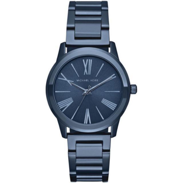 Micheal Kors Blue Dial Blue Stainless Steel Watch For Women MK-3509