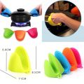 One Pair Silicone Pot Holder - Silicone Heat Resistant Gloves Clips Insulation Non Stick Anti-slip Pot Bowel Holder Clip Cooking Baking Oven Mitts Silicone anti-scalding,High quality mini mitt set helps you to grip hot items safely i. 