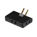 YOGA 2-prong Rotatable Socket Converter 180 Degree Extension Plug Adapter Foldable US Plug Adapter 3 Way Wall Outlet Extender. 