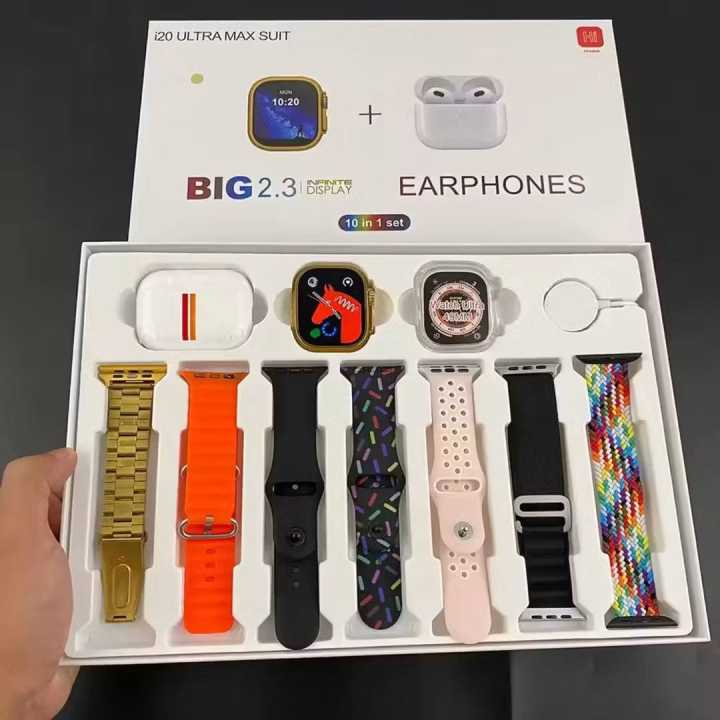 Y80 Ultra Smart Watch 8 in 1 - Y80 Smart Watch 8 Straps For Gift - Ultra 2 Smart Watch Y80 - Ultra Watch 8 - Smart Watch for Boys - Smartwatches - Mobile Watch - Touch Watch for Boys - Smart Watch For Girls - Ultra 9 Smart Watch