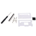 4 in 1 kit Acrylic Case for Raspberry Pi Zero 1.3/W with Heat sink. 