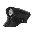 Police Cap Officer Cosplay Carnival Christmas Party Hat Plaid Badge Sailor Navy Captain Hat Children Party Role Play Police Cap. 