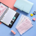 A6 Budget Binder Diy 12pcs Color Budget Sheets Replaceable Planner Notebook Accessories School Office Business Stationery. 