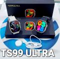 TS99 Ultra -Smart Watch - 1.96 Display Full Touch - Bluetooth Calling - Sorts Men And Woman Wear - Smart Watch. 