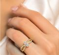 Elegant Double Stone Zircon Ring for Women | Elegant Luxury Ring | Stylish Ladies Jewelry. 