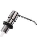 Modern Stainless Steel Brushed Nickel Kitchen Sink Soap Dispenser Pump Bottle. 