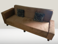 Sofa Combed Aram Design 3 Seater Stylish Brown Colour Can be Customised {{ Special offer } Available...... 