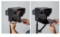 FeelWorld TP10 Portable Folding Teleprompter for Smartphone/Tablet/DSLR (10″). 