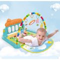 Huanger 3 in 1 Newborn Baby Play Gym, Toddler Activity Play Mat, Baby Piano Fitness Rack Matt for Infants. 