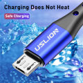 USLION 3m 3A Micro USB Cable For Xiaomi Redmi HTC USB Fast Charge Phone Charging Wire Cable For Samsung Android Phone Charger. 