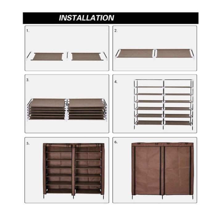 Single%20Shoe%20Rack%20and%20shoe%20organizers%20for%2020%20pairs%20dust%20and%20waterproof%20simple%20modern%20furniture%20Latest%20styles%20-%20Image%207