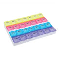 28 Days Pill Box – Weekly Organizer for Right Doses & Convenient Medication Management. 