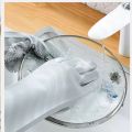 Multipurpose Washing gloves with scrubber brush heat resistant reusable  for dishwashing cleaning best kitchen accessories protect your hands from hot and cold water, useful gadgets bathroom cleaner. 