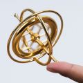 NYT Finger Gyroscope Gyro Scientific Educational Metal Gyroscope Pressure Reliever Classic Toy Traditional Antistress Toy Gyro Adult. 