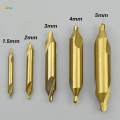 Type A HSS Combined Center Drills Double End Countersinks Drill Bit 3mm. 