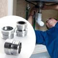Stainless Steel Variable Diameter Adapter of Faucet Water Faucet Coupler Thread Connector Conversion Bubbler Bathroom Kitchen Repair Tap Water Joints Fittings. 