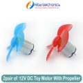 2 pair Mini Toy Motor DC 3-6V Motor, Electric PMMC Motor. 