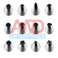 Cakeware 14 Pcs Cake Decorating Set Frosting Icing Piping Bag Tips with Steel Nozzles  Cake Ware 14 Pieces Cake Piping Nozzle Tools Set  Decorating Kit Icing Tips Pastry Bags Piping Bag Frosting Bags Baking Decorating Supplies. 