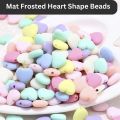 25/50/100/200/500 Mat Frosted Heart Shape Plastic Beads For Bracelet Making Jewlery Making DIY Kids Jewlery Making Charms Beads Heart Style Beads For Jewelery Making ewellery Making Beads Chamrs By SAMS COLLECTION online in pakistan wholesale Price. 
