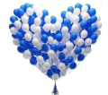 Pack of 100 High Quality Latex Balloons for Birthday | Weddings | Baby Shower | Bridal Shower | Anniversary | Welcome Party | Kids Party (Boys&Girls) | Birthday Accessories.. 