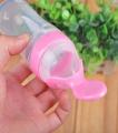 Pack of 2 Baby Spoon Feeder Silicone with Fruit Pacifier - Silicone Spoon for BabyFeeding with Pacifier - Baby Silicone Squeeze Spopn Feeder for Crawling Baby and Toddlers. 