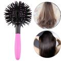 3D Round Hair Brush Hair Comb Salon Make Up 360 Degree Ball Styling Tools Detangling Hairbrush Heat Resistant Women Comb. 