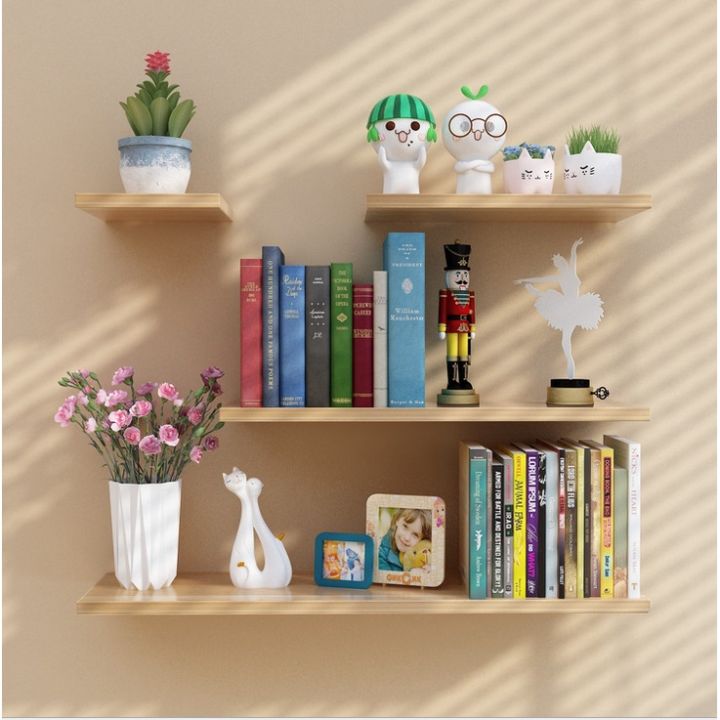 4pcs%20Wooden%20Shelf%20Wall%20Book%20Shelf%20Home%20Decor%20Floating%20Hanging%20Shelves%20Display%20Rack%20-%20Image%203