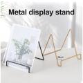 1pc Metal Plate Display Stand Decorative Plate Stand Picture Frame Display. 
