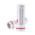 Rechargeable LED Torch and Light (9029) - White | Best Quality. 