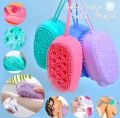 Silicone Body Brush and scrubber, Efficient cleaning with Hole in it. 