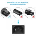 1.2m EU Power Cable Euro Plug IEC C13 AC Power Supply Cable Extension Cord For PC Computer Monitor Samsung TV Speaker. 