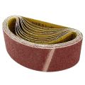 3 X 21 Inch Sanding Belts | Aluminum Oxide Sanding Belt | Premium Sandpaper For Portable Belt Sander – 10 Pack. 